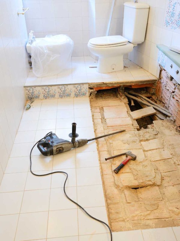 residential bathroom plumbing